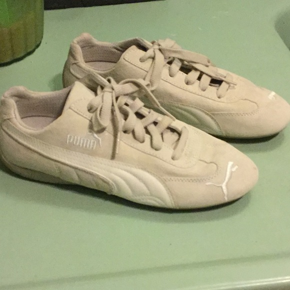 puma suede off white